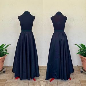 Midnight Black Maxi Ballgown Skirt